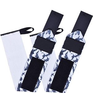 Muñequeras de primera calidad personalizadas, correas de elevación impresas, muñequera profesional, levantamiento de pesas, muñequera de ajuste al por mayor - Product Image 3