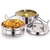 Boîte à lunch moderne en acier inoxydable de qualité supérieure, à 3 compartiments, durable, étanche, sans BPA, pour adultes, vente en gros