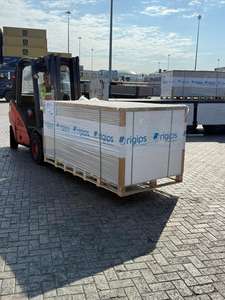 Plaque de plâtre hydrofuge, plaque de plâtre à bord carré résistante à l'humidité, 12,5 mm, Placo, Plaque de Plâtre BA13 - Product Image 5