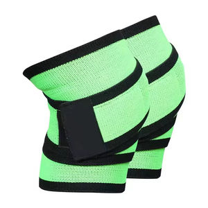 Bandes de genou en néoprène pour l'entraînement, la musculation, la force athlétique, la musculation - Confortables, élastiques, réglables, légères - Product Image 2