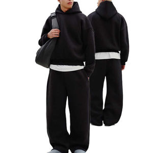 Survêtement surdimensionné Baggy épais en coton de haute qualité pour hommes Tendance XL Plus Size Winter Sport Jogger Respirant pour confortable - Product Image 3