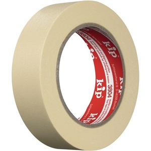 Cinta Adhesiva de Oficina - Papel Crepé Fino 3804 MASKING-TEC Ligeramente Crepé Natural 50m X 48mm Rollo Paquete de 5 - Product Image 1