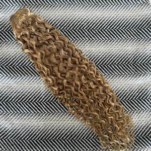 ผมต่อแบบเทป เรมี่ อินเดียน ฮิวแมนแฮร์ ตรง สีบลอนด์ธรรมชาติ # 16 20 นิ้ว - Product Image 4