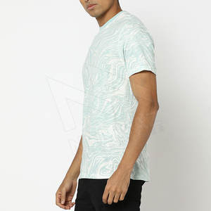 Camisetas Personalizadas para Hombre, Algodón/Fibra de Bambú, Cuello Redondo, Manga Corta, Ecológicas, Casuales, para Impresión, Fabricante Mayorista - Product Image 2