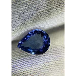 Tanzanita Natural Facetada, Piedra Preciosa Suelta con Corte de Pera, Color Azul, Impecable, para Joyería de Lujo, Venta para Exportación - Product Image 2