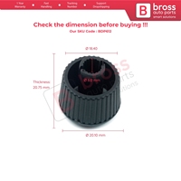 Perilla de Control de Volumen para Reproductor de Radio y Casete BDP612, Compatible con CAR300 Blaupunkt 90532620