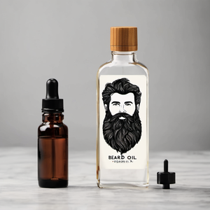 น้ำมันบำรุงเคราสำหรับผู้ชายระดับพรีเมียม ส่วนผสมออร์แกนิกบริสุทธิ์ 100% สูตรให้ความชุ่มชื้นสดชื่น ช่วยเร่งการเจริญเติบโตของเครา - ผลิตอย่างมืออาชีพ - Product Image 1