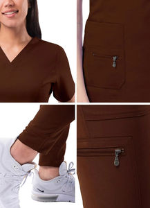 Combinaison de travail pour femmes, conçue pour la douceur, la ventilation et une utilisation fiable lors des tâches médicales et cliniques - Product Image 5