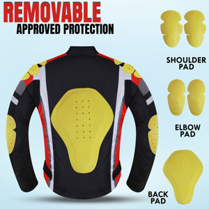 Veste Cordura de qualité supérieure, design personnalisé, vêtements de course automobile pour adultes, textile de moto de course imprimé imperméable et respirant - Product Image 5