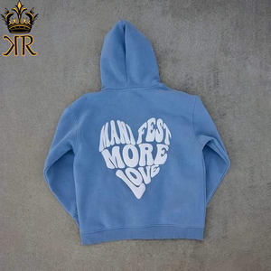 เสื้อฮู้ดดี้คุณภาพสูงสำหรับผู้ชาย เสื้อฮู้ดดี้ผ้าฝ้ายสำหรับผู้ใหญ่ ฮู้ดดี้พิมพ์โลโก้แบบนูนตามสั่ง - Product Image 2