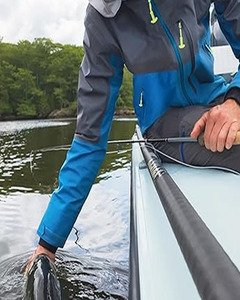 แจ็กเก็ตกันน้ำสำหรับผู้ชายแจ็คเก็ตกันน้ำมีซิปสำหรับใส่เล่นกีฬากันหนาวสำหรับผู้ชาย - Product Image 4