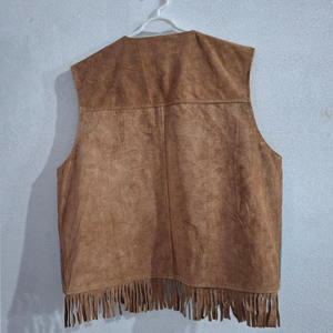 Élégant cuir épais respirant léger! 00 Original Gilet en cuir sur mesure pour hommes - Product Image 6