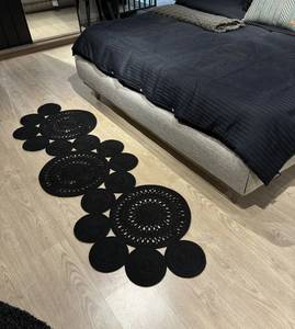2025 Natural Material <b>Coaster</b> Vietnam Boho Hand Made Round Water Hyacinth <b>Woven</b> Table Decor Placemats - Product Image 2