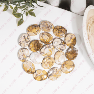 Piedras de Meditación Ovaladas Pulidas de Color Natural Intenso al por Mayor para Decoración - Product Image 2