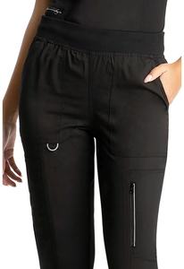 Venta al por mayor de pantalones de satén de rayón/pantalones de diseños médicos de moda con uniformes de hospital impermeables y bolsillos - Product Image 4