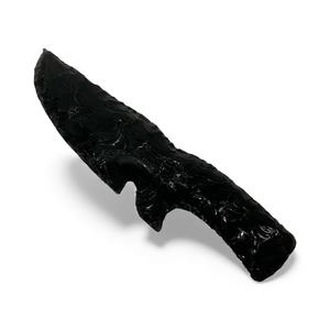 Athame en obsidienne noire, pointe de flèche en obsidienne, pierre précieuse artisanale, cadeau de qualité supérieure sculpté pour elle, rituels spirituels - Product Image 1