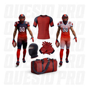 Ensembles d'uniformes de football américain personnalisés – Sublimation complète, numéros en twill, noms d'équipes – Tenues d'entraînement et de match pour jeunes universitaires - Product Image 2