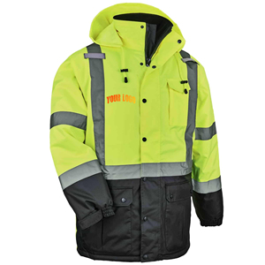 Chaqueta Reflectante Fluorescente de Alta Visibilidad con Cinta Duradera y Opciones de Personalización de Marca - Product Image 1