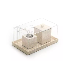 Ensemble d'incrustation de serpillière en bois Mabkhars, plateau de service, brûleur d'encens fabriqué au Vietnam, offre spéciale - Product Image 4