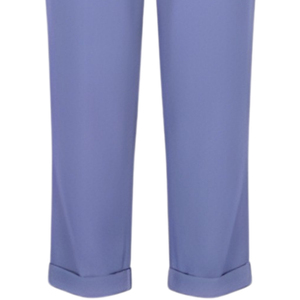 Pantalones de Trabajo Casuales de Negocios para Mujer, Cierre con Cordón, Secado Rápido, Transpirables, de Lona, Cintura Media, Frente Plano, Lisos, 100% Algodón - Product Image 3