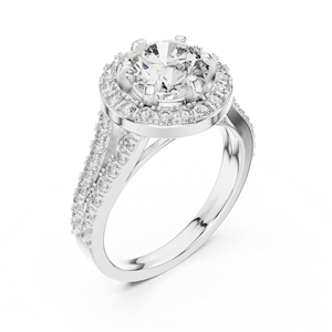 แหวนหยดน้ำเพชรทรงกลมสีเหลืองทอง 14K สำหรับผู้หญิง |   แหวนสำหรับงานปาร์ตี้ |   เพชรที่เพาะเลี้ยงใหม่ - Product Image 6