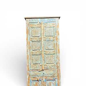 Mueble de Madera Artesanal, Madera Sólida de Mango y Roble, Diseño Rústico Tradicional para Bar en Casa o Sala de Estar, Muebles Hechos a Mano - Product Image 5