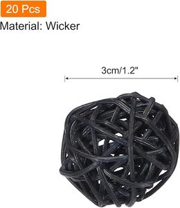 Esfera de mosaico diseño creativo hogar ratán bola decorativa artesanía bola dorada adornos decoración del hogar para jardín pasillo - Product Image 1