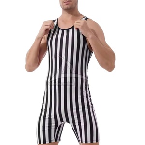 High Quality <b>Men</b> Wrestling <b>Singlet</b> Wholesale Custom New Arrival Wrestling Wear Spandex/Polyester Breathable Quick Dry - Product Image 1