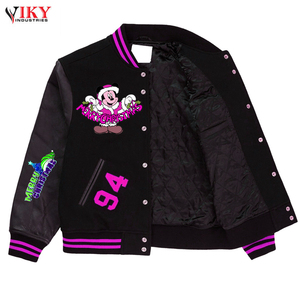 VIKY INDUSTRIES – veste de Baseball à manches longues, vente en gros - Product Image 2