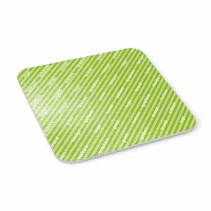 Square polythene cake mat mod. PRESTIGE - <b>Personalised</b> 4 colours - 18 x 18 cm - Product Image 1