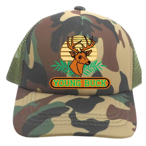 OEM ODM Camo 5 Panneaux Polyester Maille Snapback Logos Personnalisés Chapeaux de Baseball en Coton Hommes/Femmes Casquette Chasse en Plein Air Fabriqué - Product Image 1