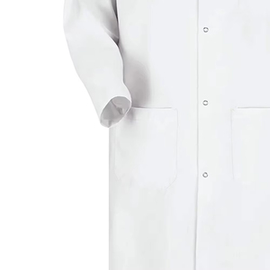 Batas de Laboratorio Blancas de Alta Calidad, Manga Larga, Uniformes Médicos OEM para Doctores, Uniformes de Enfermería para Personal Hospitalario - Product Image 6