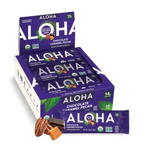 Barras de Proteína ALOHA con Chocolate, Caramelo y Nueces Pecanas, Paquete de 12 - Product Image 4