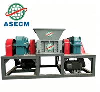 Déchiqueteuse à double arbre en acier pour métaux, mini déchiqueteuse de canettes en aluminium, modèle 600, capacité 5 T/H