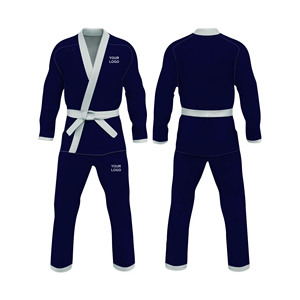 Uniforme d'arts martiaux unisexe léger de couleur différente de Jiu Jitsu Gi pour Judo Karaté BJJ Taekwondo & MMA Service OEM disponible - Product Image 1