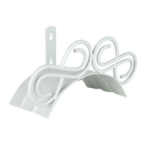 Support de tuyau décoratif mural en métal de qualité supérieure de couleur noire pour le jardin et la pelouse Support de tuyau mural de conception unique - Product Image 4