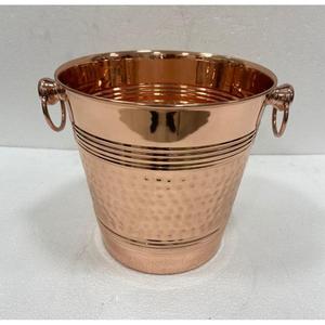 Premium Quality Copper <b>Bucket</b> with Handle and Long-Lasting for Natural Water Purifier Daily Use Available for Wholesale Price - Product Image 6