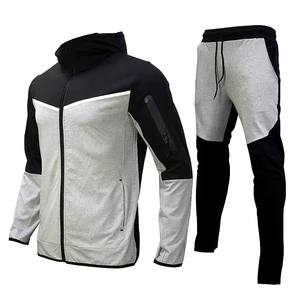 Nueva ropa deportiva informal personalizada Conjunto deportivo para hombre Sudadera con capucha y cremallera Chándal personalizado para hombre - Product Image 4