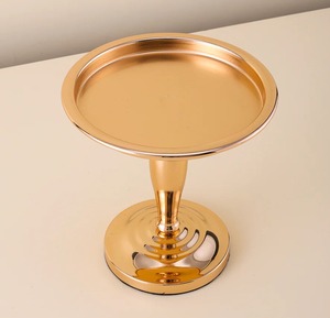 ถ้วยเงินชุบแบบทันสมัยสำหรับตกแต่งเค้กที่วางเค้กหรูหราสำหรับร้านกาแฟร้านอาหารบ้านและโรงแรม - Product Image 6
