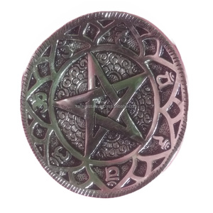 Brûleur d'encens en pierre religieuse et aluminium avec porte-bâton d'encens et diffuseur d'aromathérapie Cadeau d'invité parfait - Product Image 6