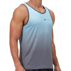 เสื้อกล้ามออกกำลังกายลำลองสำหรับผู้ชาย SLUBRIOUS SPORTS คุณภาพสูง ผลิตจากผ้าฝ้าย/ใยไผ่ แห้งเร็ว สวมใส่สบาย ระบายอากาศได้ดี ทอแบบถัก - Product Image 4