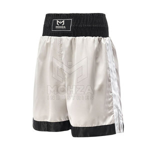 Pantalones Cortos de Boxeo Hechos a Medida de Alta Calidad con Logotipo Frontal, de Secado Rápido y Transpirables, en Material de Poliéster/Nailon - Product Image 3