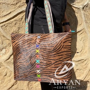 กระเป๋าสะพายผู้หญิงหนังวัวแท้ลายสัตว์สินค้ามาใหม่กระเป๋าสะพายข้างสไตล์วินเทจจุของได้เยอะ - Product Image 1