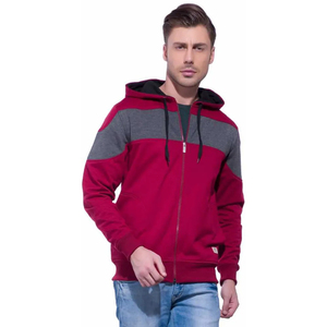 Sudadera con Capucha Personalizada para Hombre, 100% Algodón, Estilo Urbano, Multicolor, Sudadera Básica de Algodón Mezclado con Forro Polar para Otoño - Product Image 1