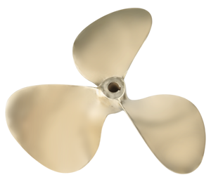 Tùy chỉnh đồng Marine cánh quạt cho thuyền lớn - Product Image 2