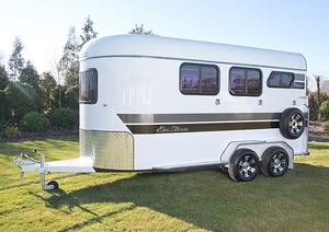 Remorque d'élevage en gros à parois latérales amovibles pour moutons, 3 chevaux, vaches, porcs, remorque à clôture 3 essieux - Product Image 6