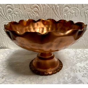 Bol de mélange en cuivre au design antique, vaisselle de mariage faite à la main la plus vendue, bol en cuivre alimentaire de l'Inde - Product Image 2