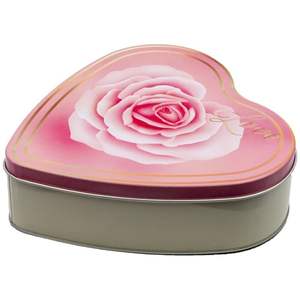 Joyero Kontensan Rosa de 2.3L con Tapa Metálica y Diseño Premium en Forma de Corazón - Product Image 2