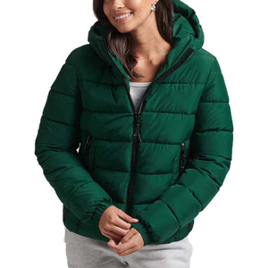 Chaqueta de Plumón de Moda al por Mayor 2025, Chaqueta de Plumón de Invierno de Manga Larga, Abrigo Cálido y Transpirable para Mujer, Talla Grande - Product Image 1