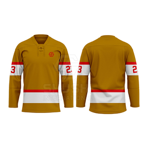 Meilleur design 2025, créez votre propre maillot de hockey sur glace d'équipe, qualité professionnelle, imperméable, 100% polyester - Product Image 4